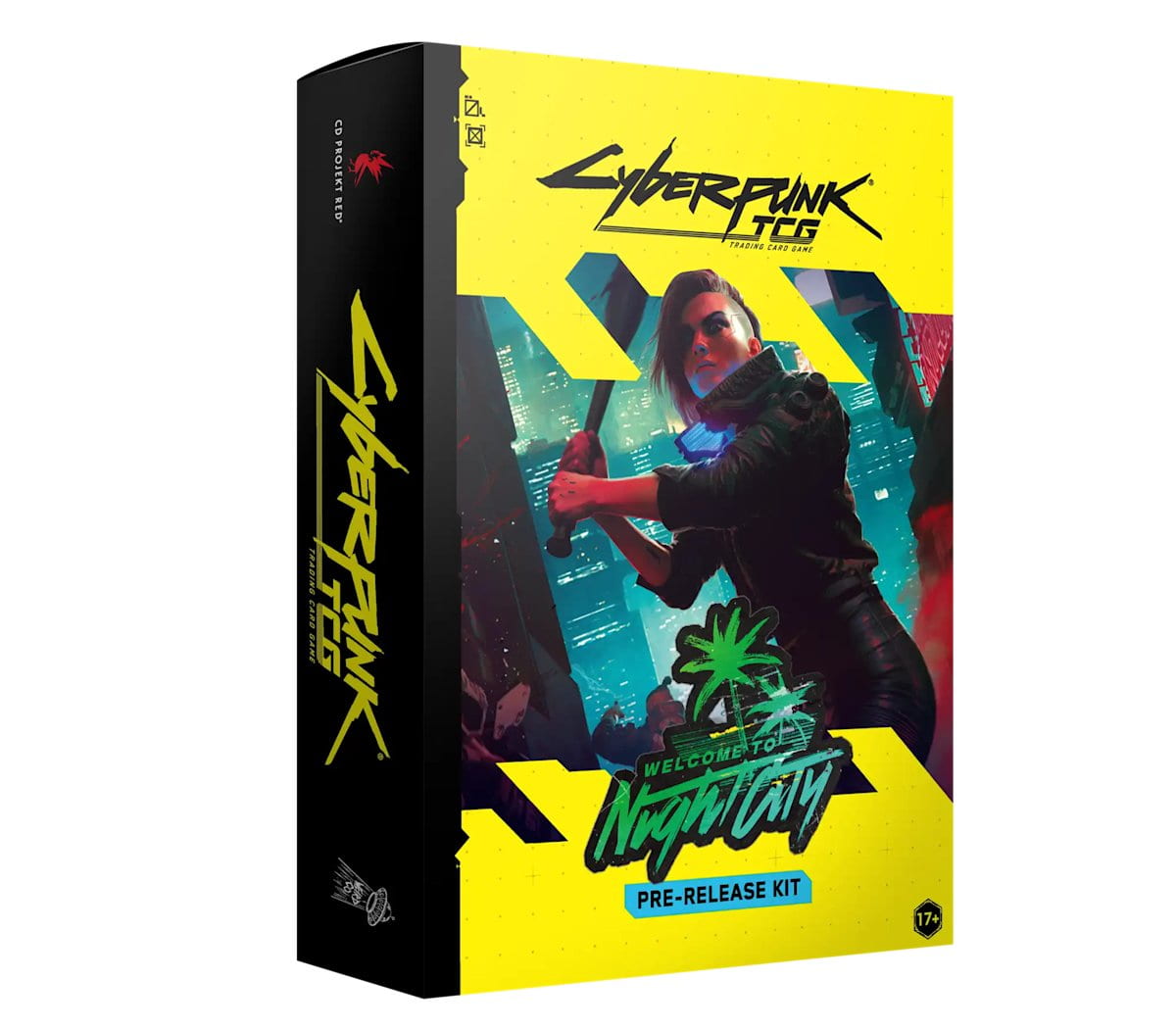 Official Cyberpunk TCG Welcome to Night City retail prerelease kit
