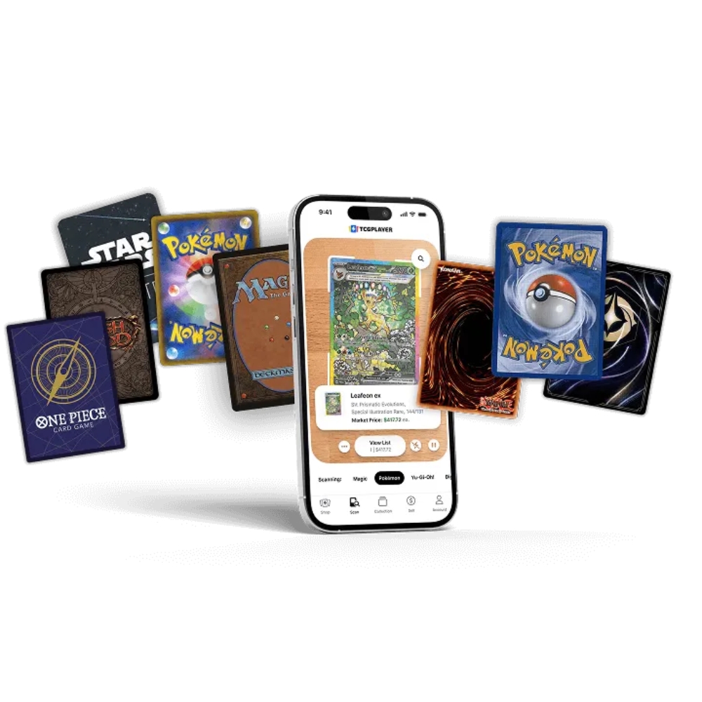 TCGplayer app inventory upload for scanned trading cards