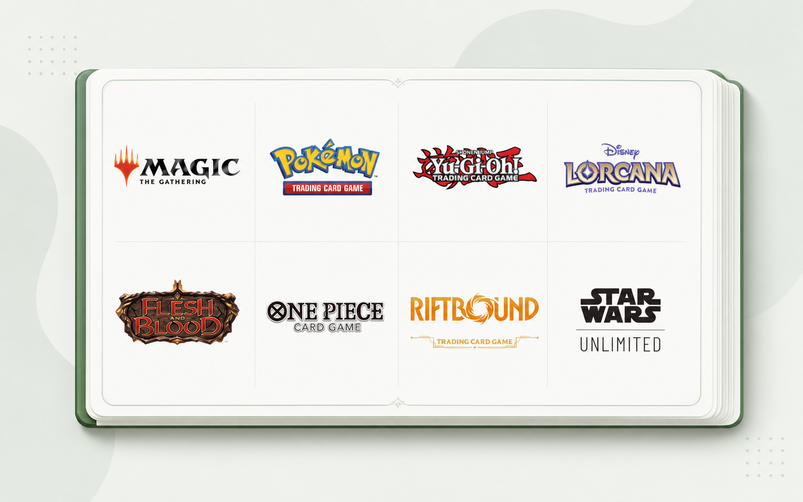 Card Companion catalogue covering Magic: The Gathering, Pokémon, Yu-Gi-Oh!, Disney Lorcana, Flesh and Blood, One Piece, Riftbound and Star Wars Unlimited